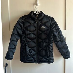 The North Face Girls L (14/16) 550 Goose Down Puffer Winter Jacket Black